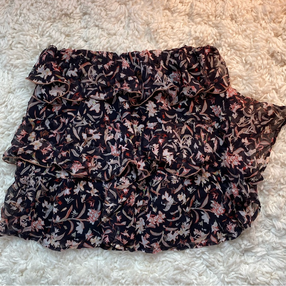 IRO ruffle layered skirt